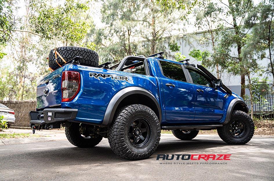 FORD RANGER RAPTOR SHOK MATTE BLACK